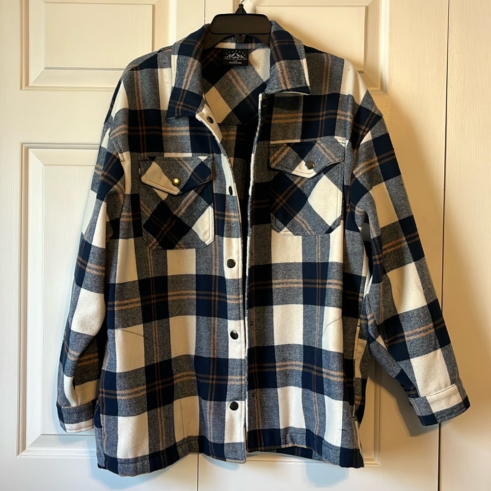 HFX plaid shacket